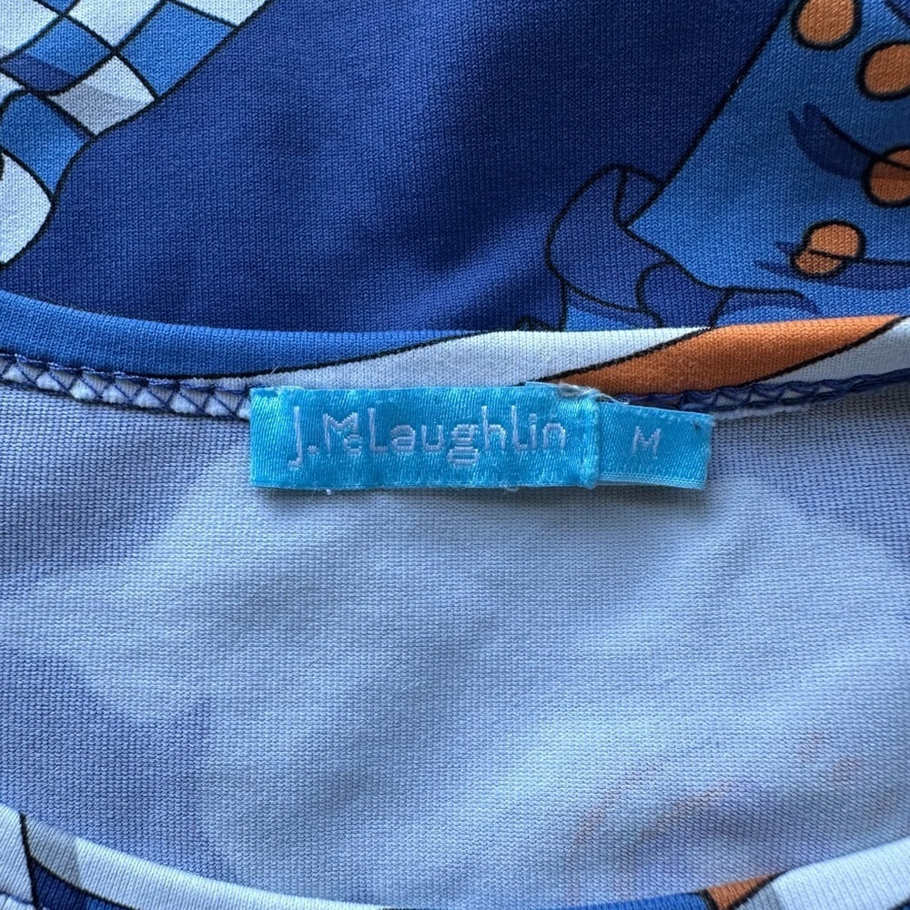 J. McLaughlin 3/4 Sleeve Signature Tee Women’s M - Picture 6 of 7